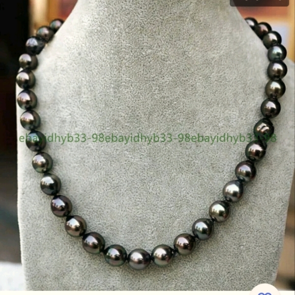 Tahitian Color Shell Pearl Necklace - Picture 1 of 4
